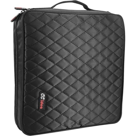 CCidea 200 Capacity CD/DVD Case Holder Portable Wallet Disc Storage Binder - Picture 7 of 7